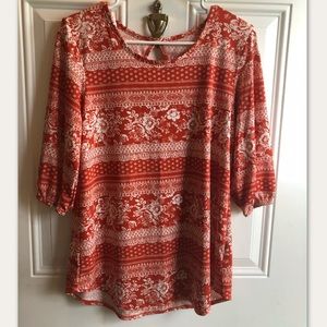 Patterned tunic